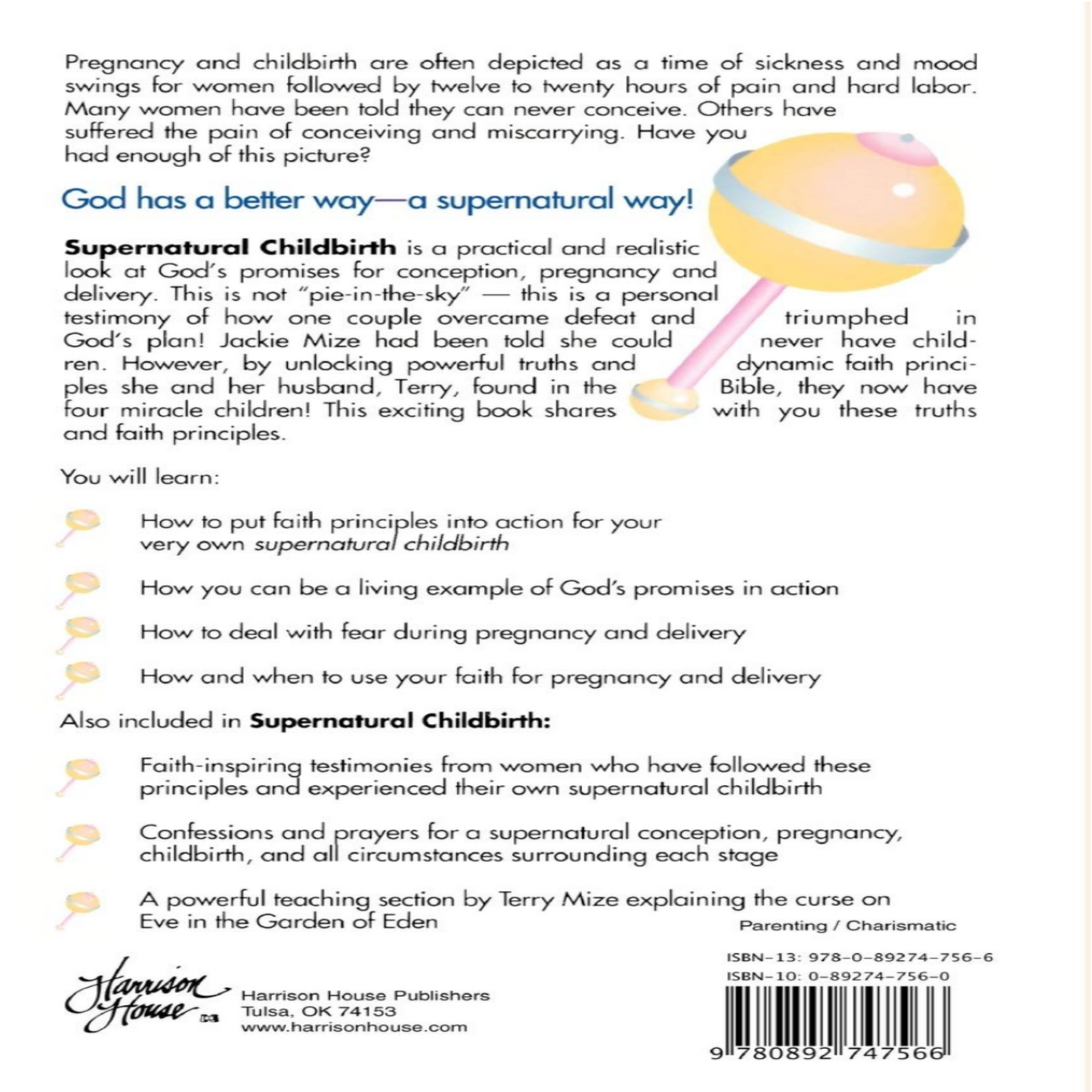 Supernatural Childbirth Book